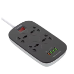 LDNIO SC4407 Power Socket 4 USB Charger with Power Extension Cord - Image 3