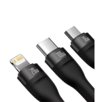 Baseus Flash Series Ⅱ One-For-Three Fast Charging Cable 100W - Image 3