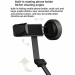 Xiaomi Zoom Floor Standing Bluetooth Stand Selfie Stick - Image 4
